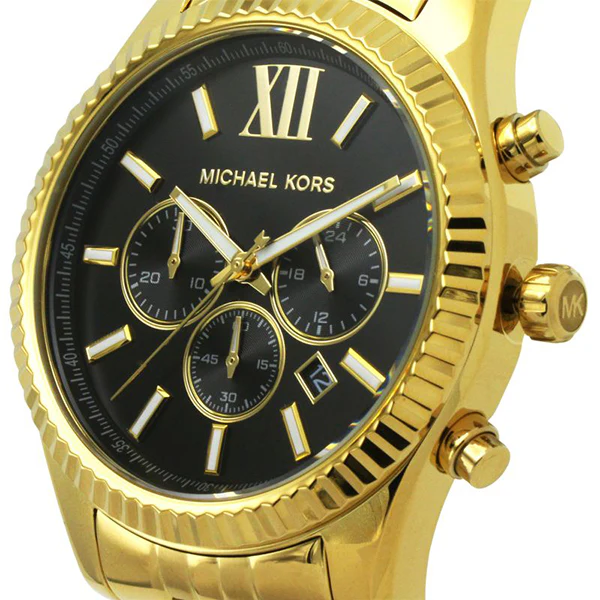 Michael Kors Lexington Chronograph Stainless Steel Gents Watch- MK 8286 - Image 2