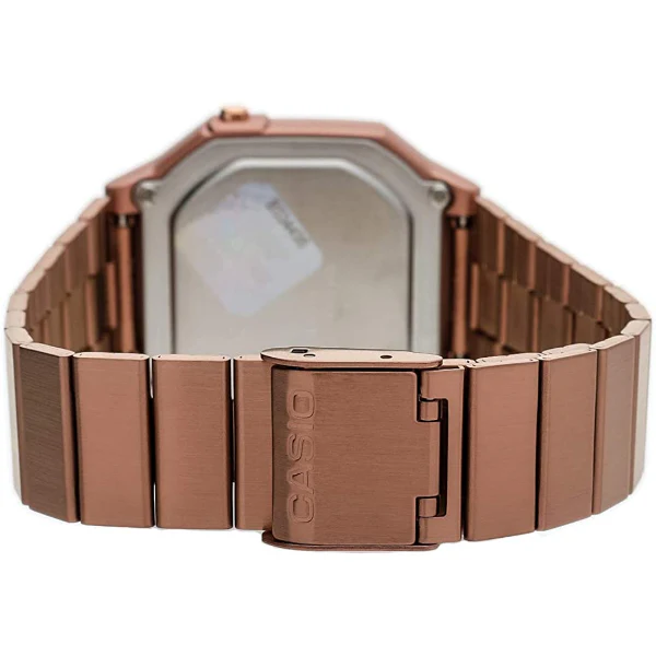Casio Illuminator Rose Gold Stainless Steel Rose Gold Dial Quartz Unisex Watch - B650WC-5ADF - Image 2