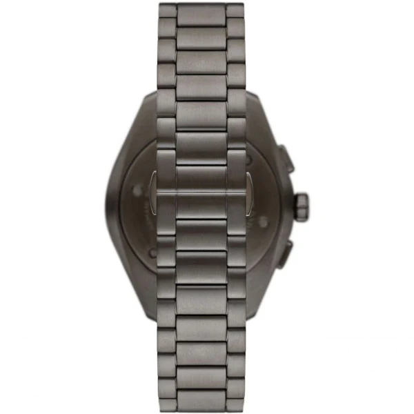 Emporio Armani Claudio Gunmetal Stainless Steel Blue Dial Chronograph Quartz Watch for Gents - AR11481 - Image 2