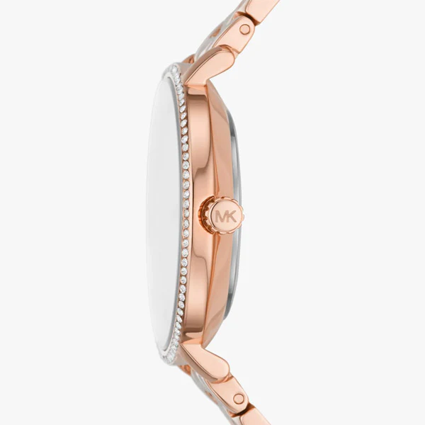 Michael Kors Pyper Rose Gold Stainless Steel Rose Gold Dial Quartz Watch for Ladies - MK1040 - Image 2
