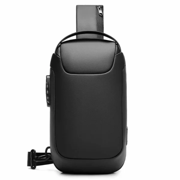 Aopinyou AP-37 10" Anti-Theft Waterproof Crossbody Sling Bag – Black