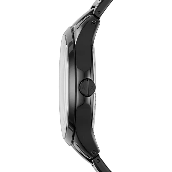 Armani Exchange Black Stainless Steel Black Dial Quartz Watch for Gents - AX7101 - Image 2
