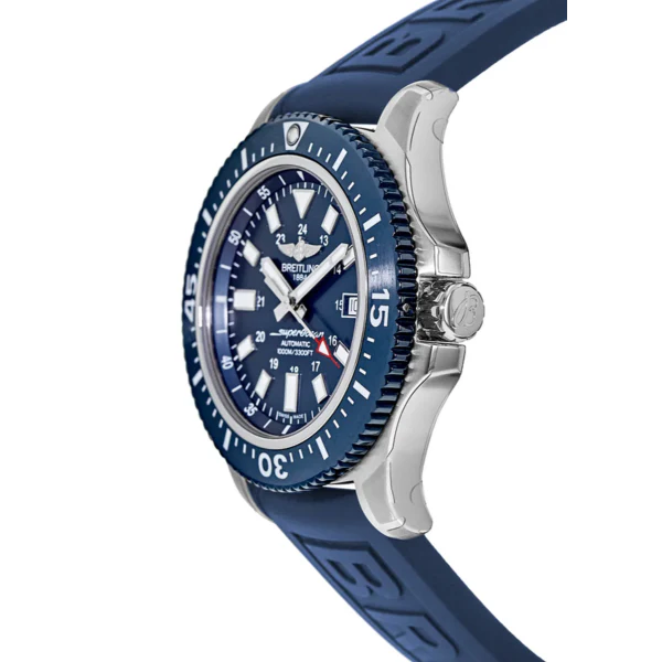 Breitling Superocean II Blue Silicone Strap Blue Dial Automatic Watch for Gents - Y1739316/C959/158S/A20SS.1 - Image 2