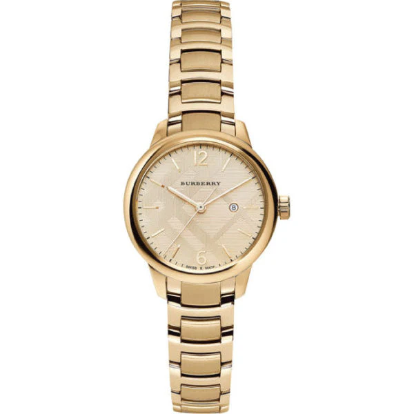 Burberry Gold Stainless Steel Gold Dial Quartz Watch for Ladies - BU10109 - Image 2