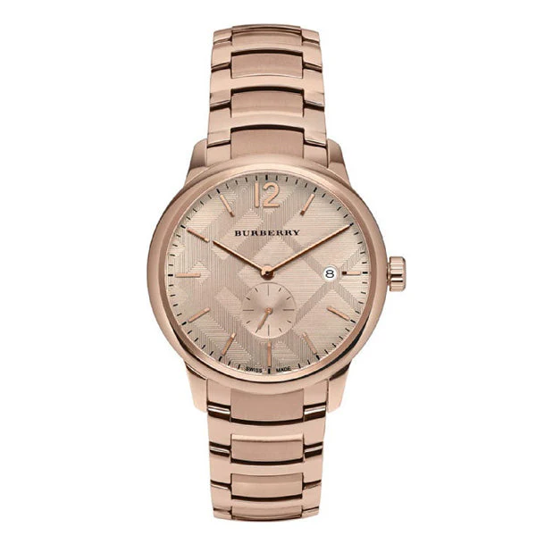 Burberry Rose gold Stainless Steel Rose Gold Dial Quartz Watch for Ladies - BU10116 - Image 2