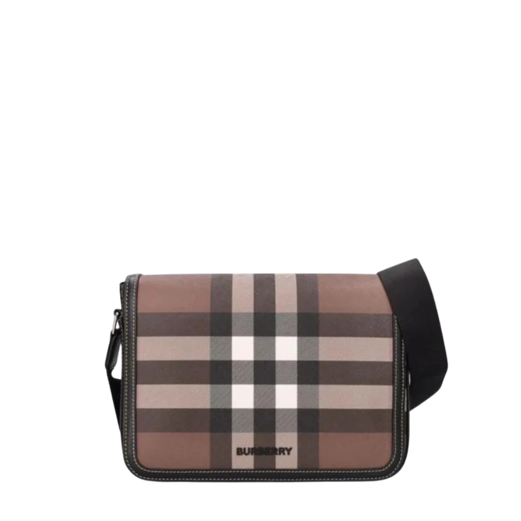 Burberry Small Alfred Bag In Dark Brown - 8072339