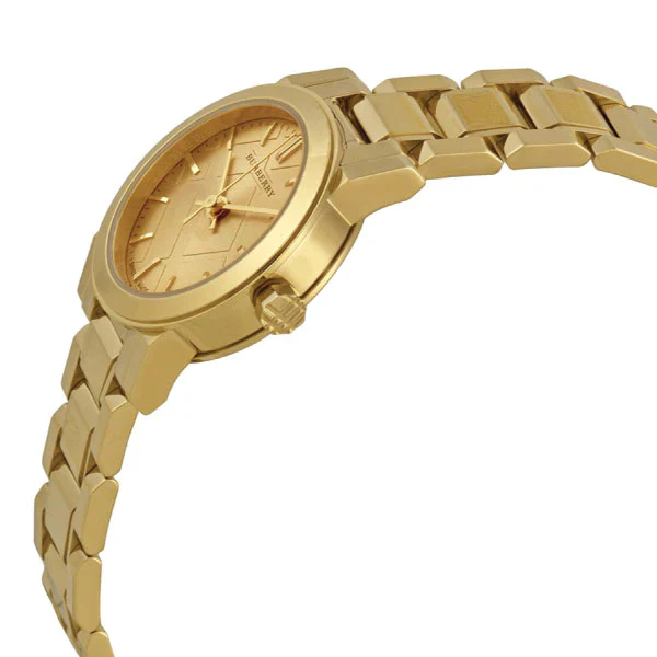 Burberry The City Gold Stainless Steel Gold Dial Quartz Watch for Ladies - BU9227 - Image 2