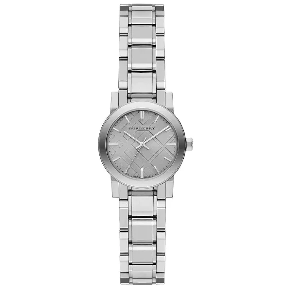 Burberry The City Silver Stainless Steel Silver Dial Quartz Watch for Ladies - BU 9229