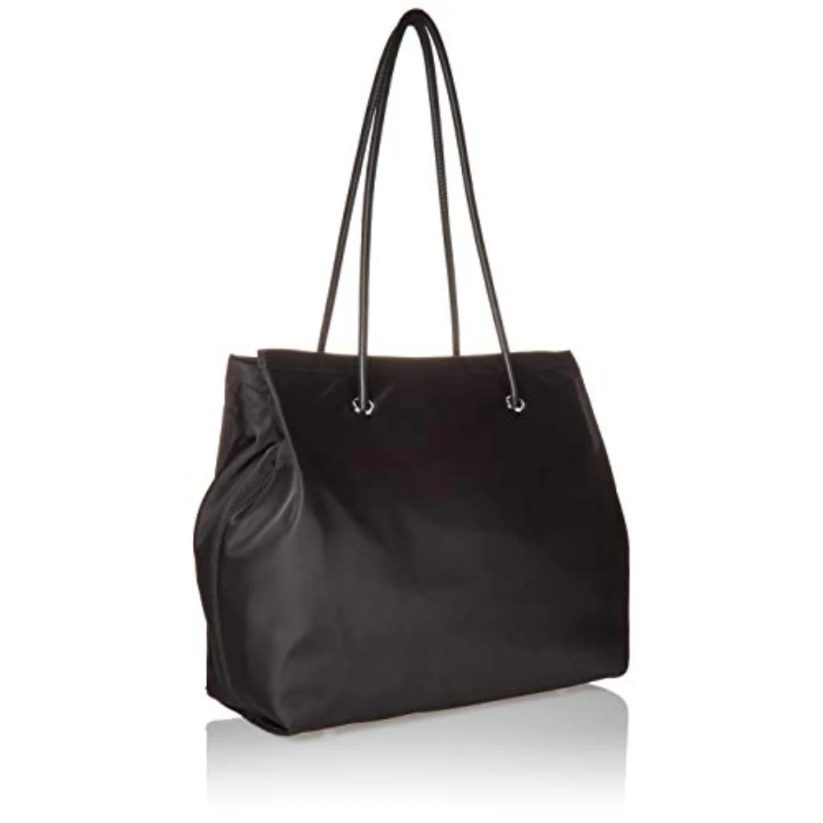 Calvin Klein Mallory Nylon North/South Vertical BrandIng Tote In Black - H8JBE8XR - Image 3