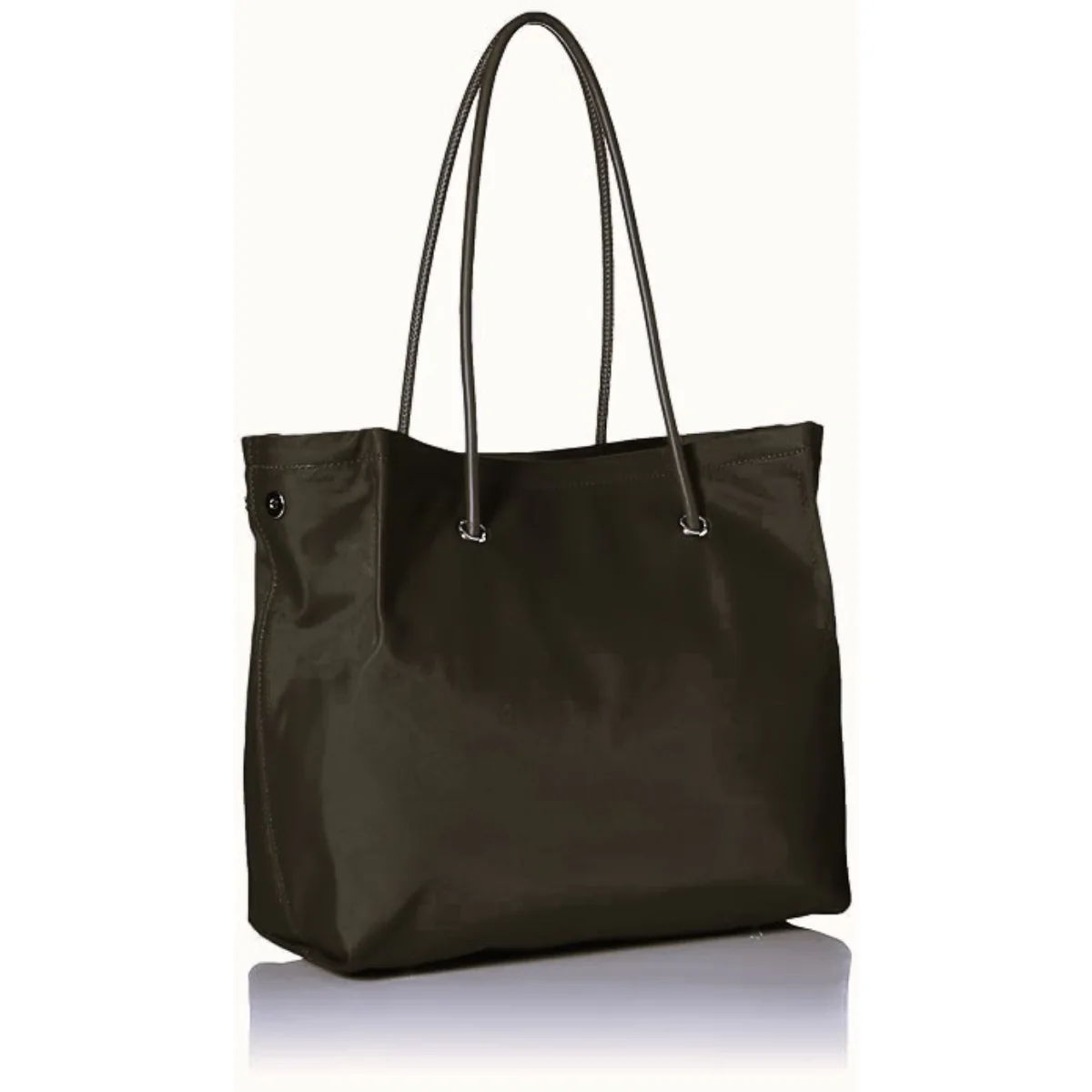 Calvin Klein Mallory Nylon North/South Vertical BrandIng Tote In Green - H8JBE8XR - Image 4