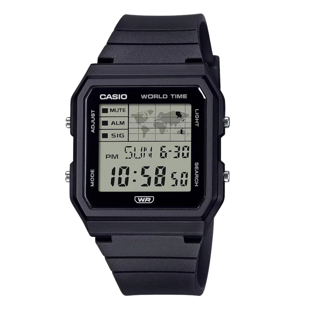 Casio Black Resin Black Dial Quartz Watch for Gents - LF-30W-1ADF