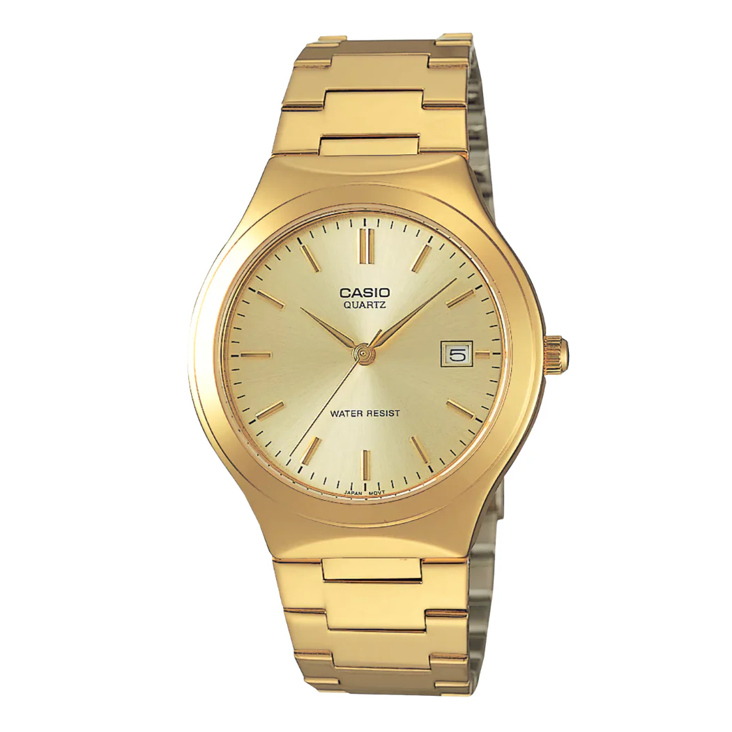 Casio Gold Stainless Steel Gold Dial Quartz Watch for Gents - MTP-1170N-9ARDF