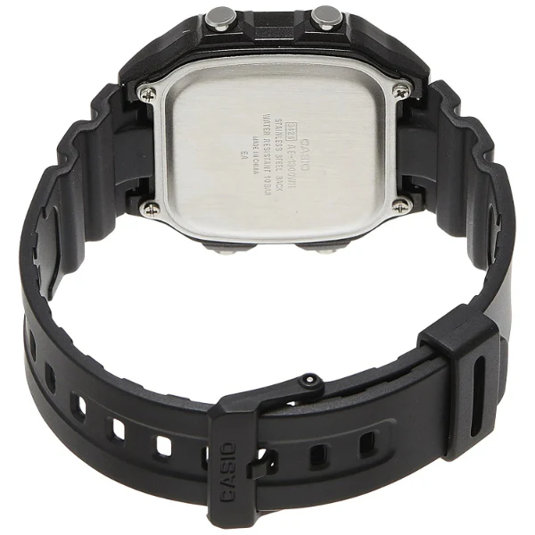Casio Illuminator Black Resin Band Black Dial Quartz Watch for Gents - HDC-700-1AVDF - Image 3