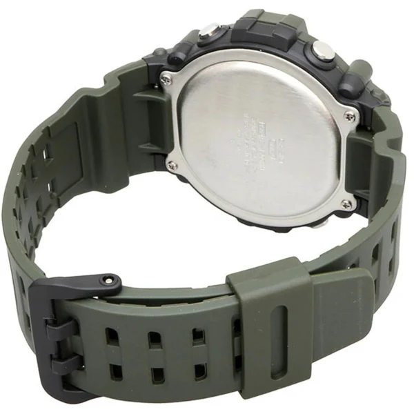 Casio Illuminator Green Resin Band Grey Dial Digital Watch for Gents - AE-1500WHX-3AVDF - Image 2