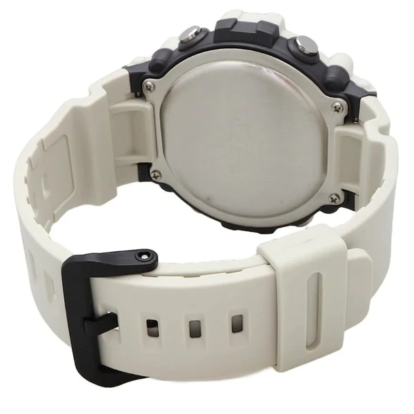 Casio Illuminator Off-White Resin Band Black Dial Digital Watch for Gents - AE-1500WH-8B2VDF - Image 2