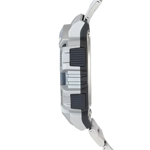 Casio Illuminator Silver Resin Band Grey Dial Digital Watch for Gents - AE-1400WHD-1AVDF - Image 3