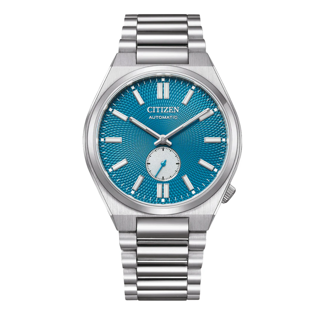 Citizen Silver Stainless Steel Blue Dial Automatic Watch for Gents - Citizen NK5010-51L