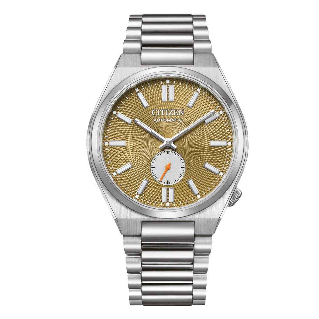Citizen Silver Stainless Steel Green Dial Automatic Watch for Gents - Citizen NK5010-51X