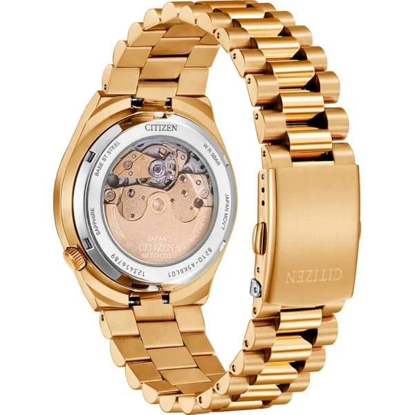 Citizen Tsuyosa Rose Gold Stainless Steel Burgundy Dial Automatic Watch for Gents - NJ015382X - Image 2