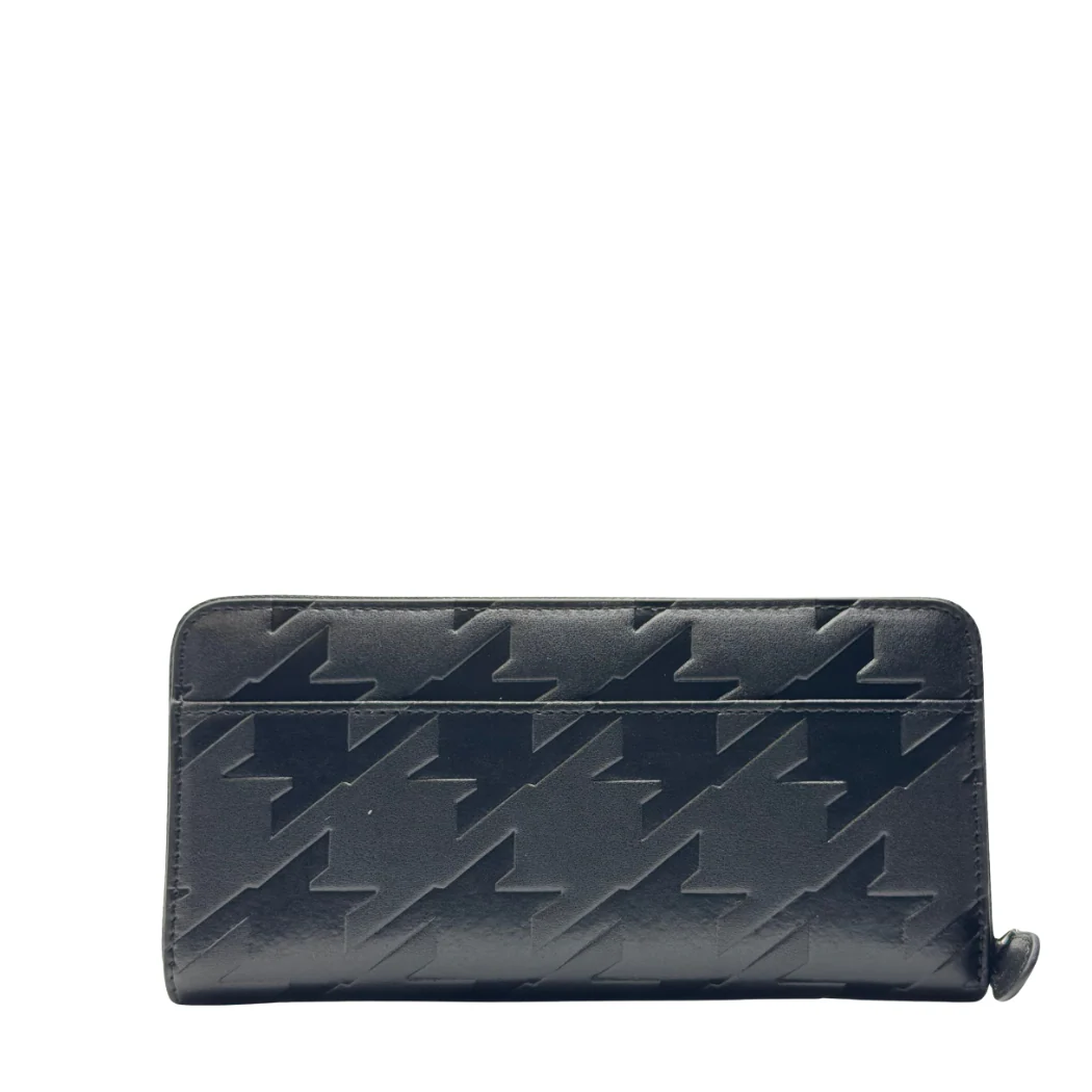 Coach Accordion Zip Wallet in Black Signature Coated Canvas โ F75099 - Image 2