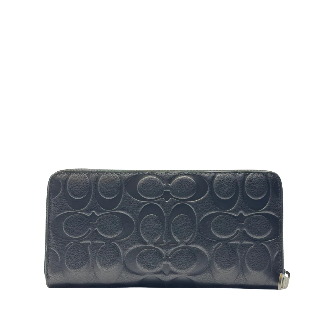 Coach Accordion Zip Wallet in Crossgrain Leather – F74977 - Image 2