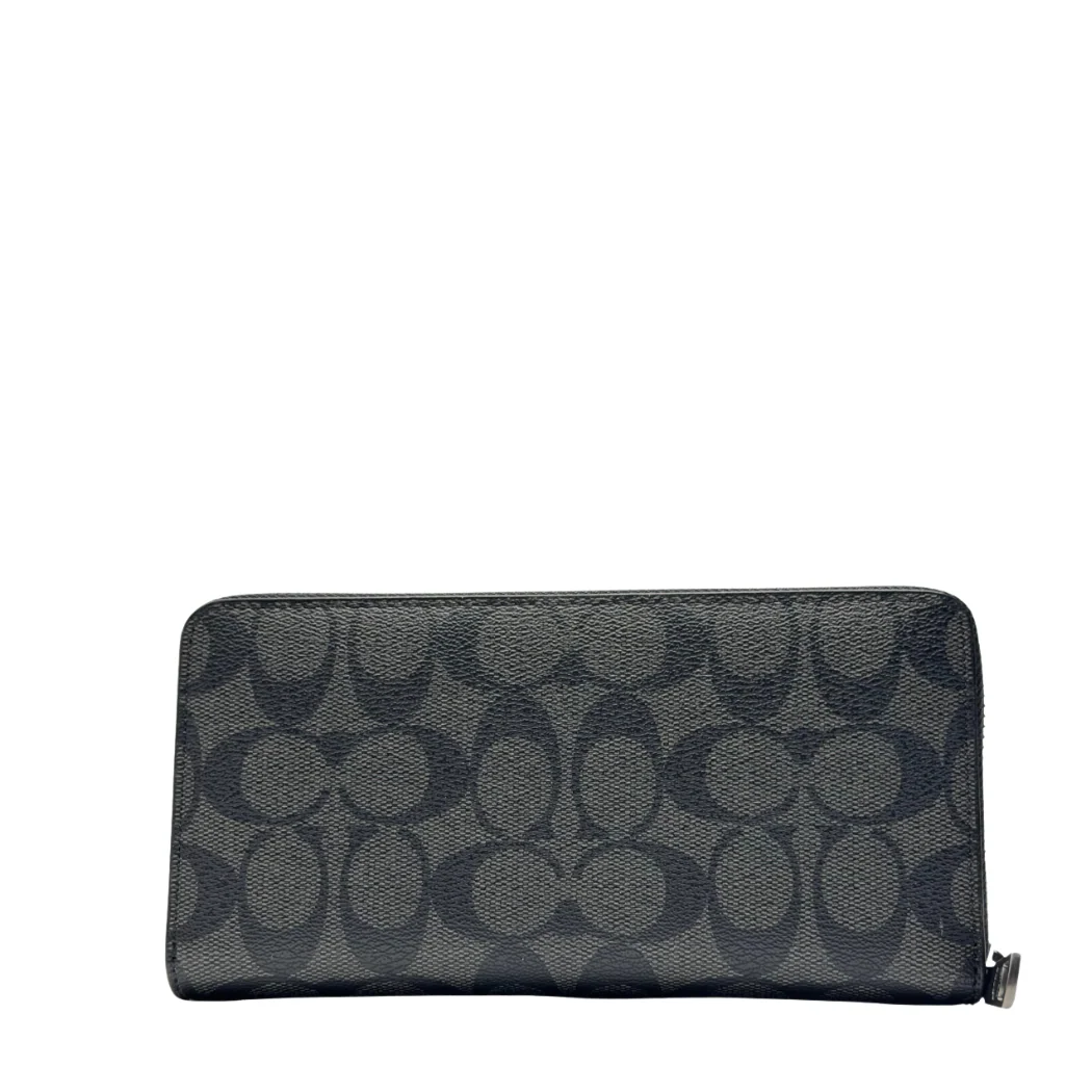 Coach Accordion Zip Wallet in Signature Coated Canvas – F75000 - Image 2