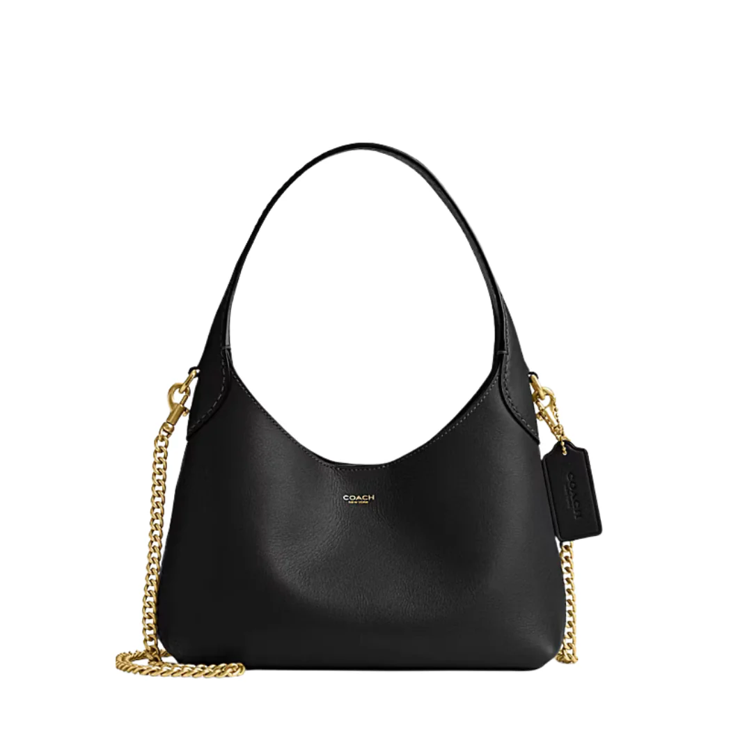 Coach Brooklyn Shoulder Maple 23 Leather Black - 45066