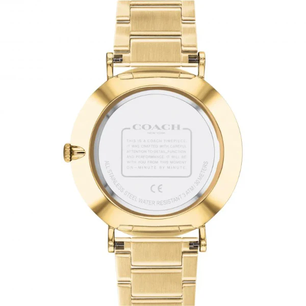 Coach Charles Gold Stainless Steel Silver Dial Quartz Watch for Gents - 14602430 - Image 3