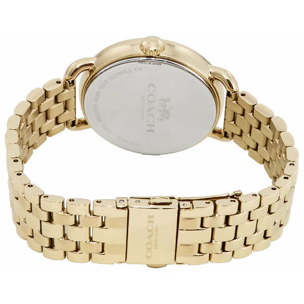 Coach Delancey Gold Stainless Steel Black Dial Quartz Watch for Ladies - 14502813 - Image 2