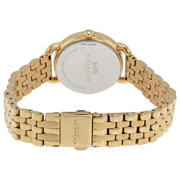 Coach Delancey Gold Stainless Steel White Dial Quartz Watch for Ladies - 14502241 - Image 3