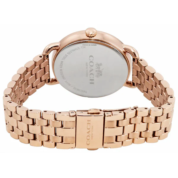 Coach Delancey Rose Gold Stainless Steel White Dial Quartz Watch for Ladies - 14502262 - Image 3