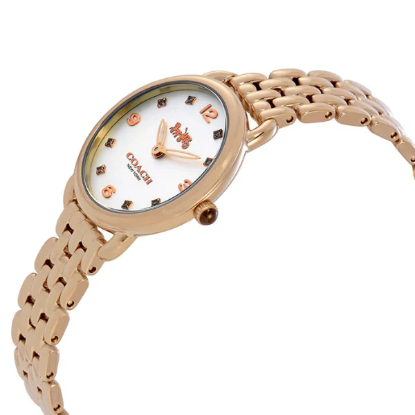 Coach Delancey Rose Gold Stainless Steel White Dial Quartz Watch for Ladies - 14502783 - Image 2