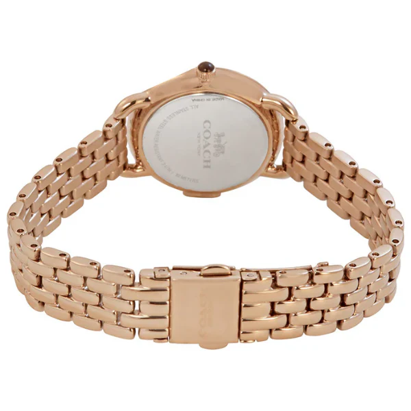 Coach Delancey Rose Gold Stainless Steel White Dial Quartz Watch for Ladies - 14502783 - Image 3