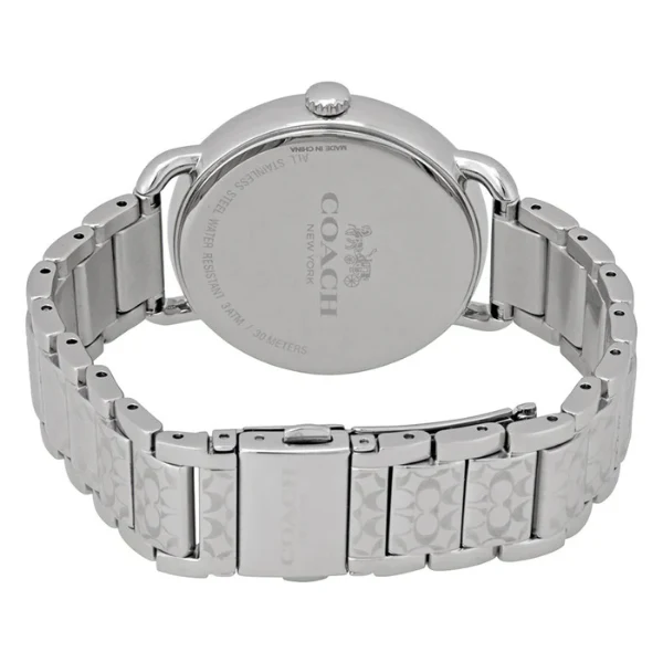 Coach Delancey Silver Stainless Steel White Dial Quartz Watch for Ladies - 14502495 - Image 2
