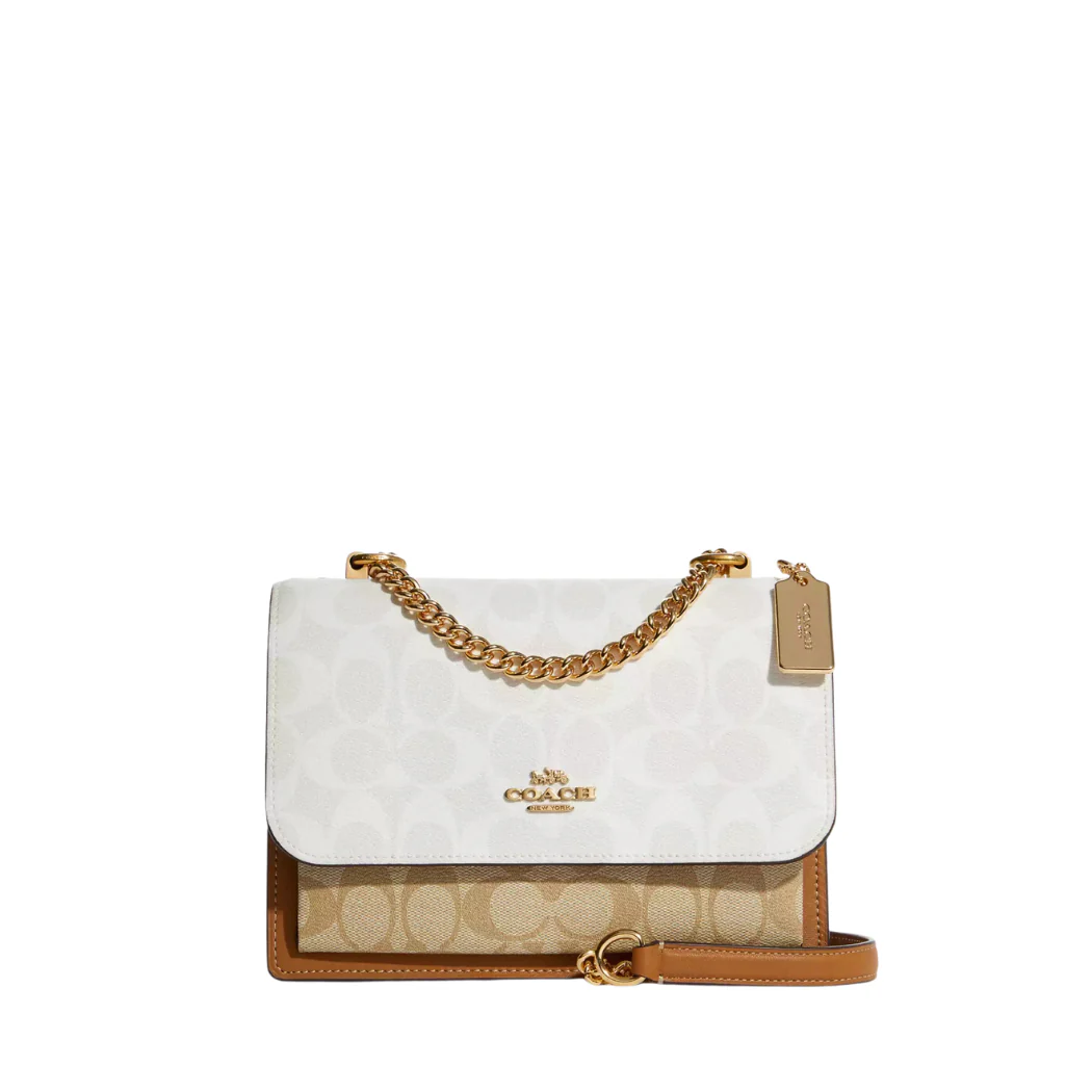 Coach Klare Crossbody Large White Smooth Leather (Style CA148)