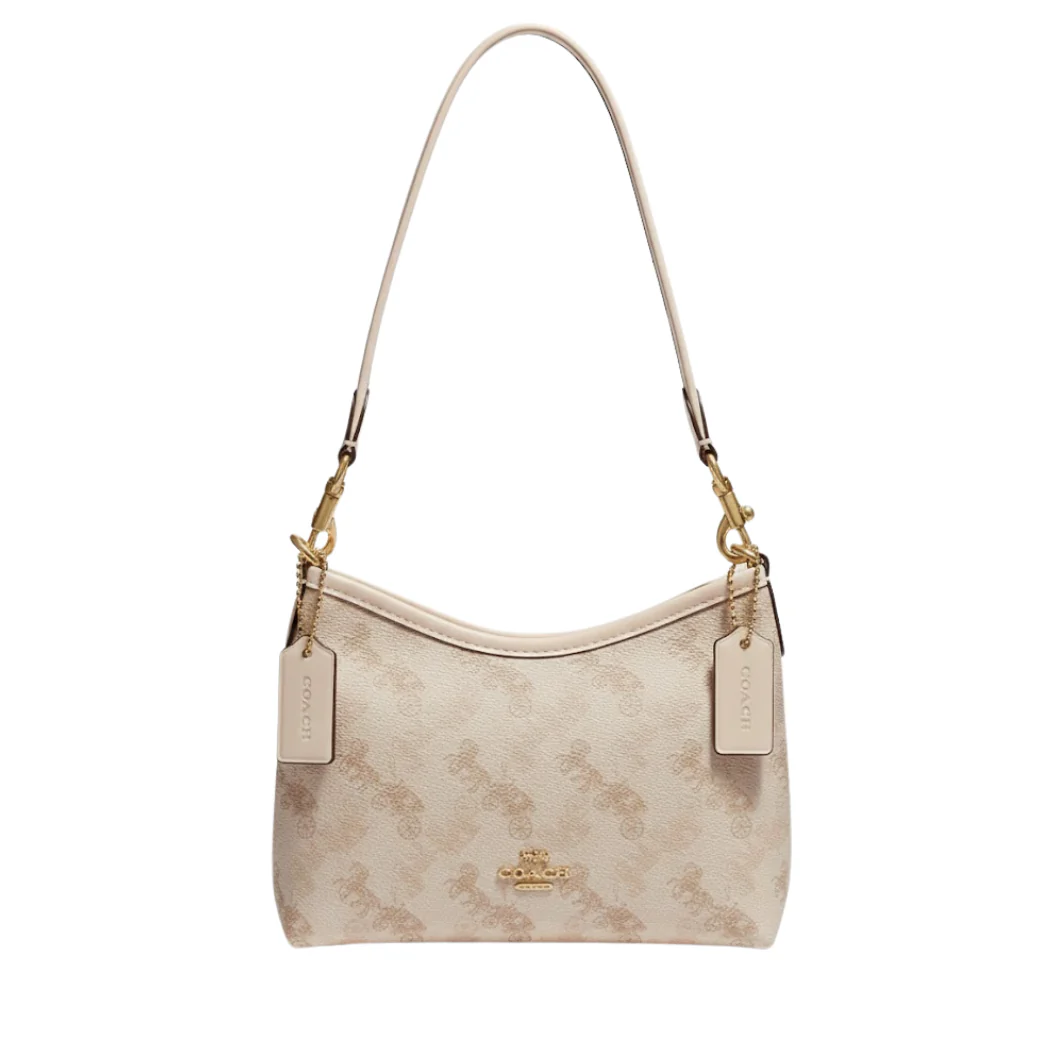 Coach Laurel Small Cherry Crossbody Off White Smooth Leather - CBL85