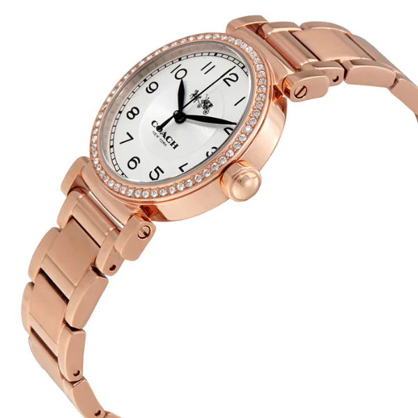 Coach Madison Rose Gold Stainless Steel White Dial Quartz Watch for Ladies - 14502398 - Image 2
