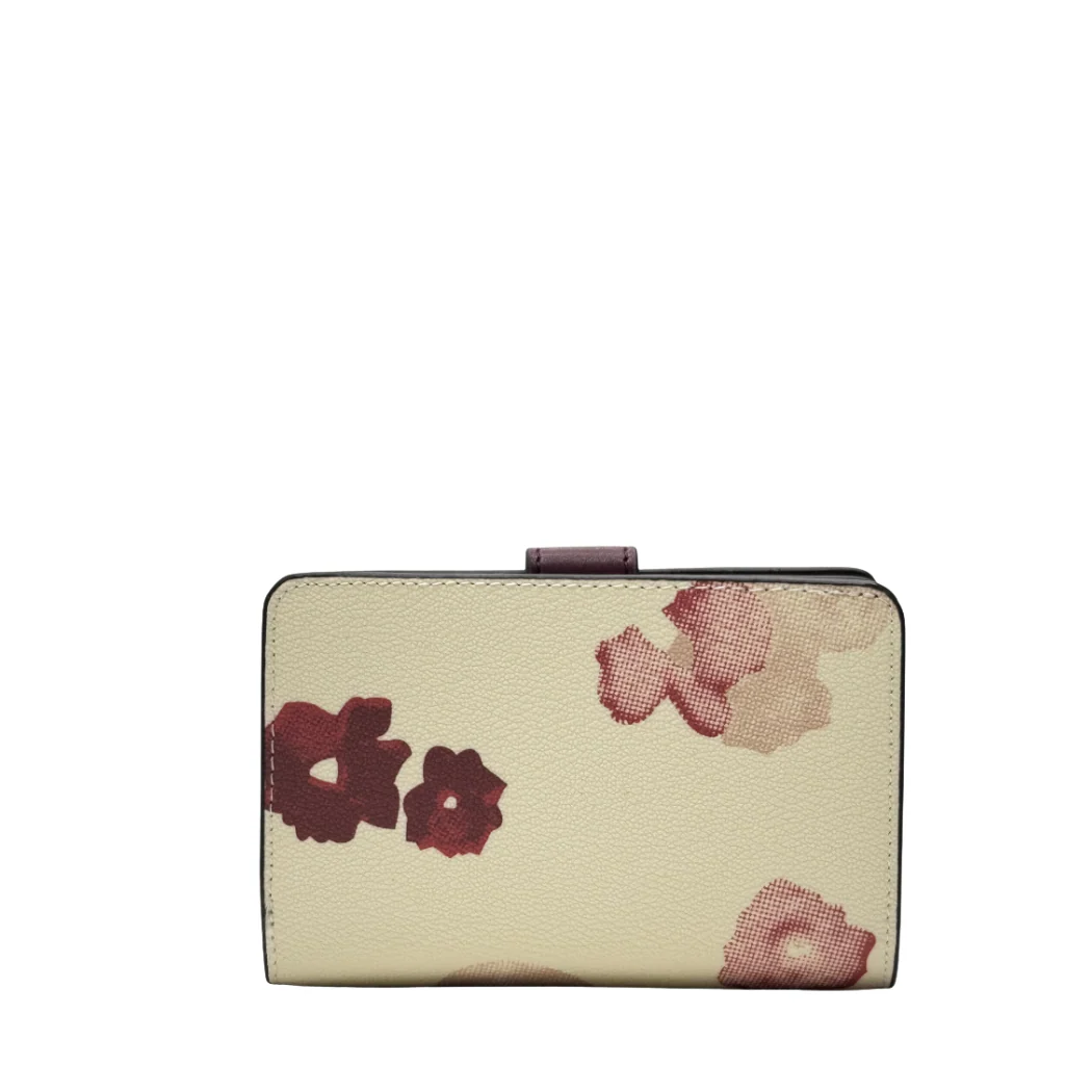 Coach Medium Corner Zip Wallet in Printed Coated Canvas White - F39127 - Image 2