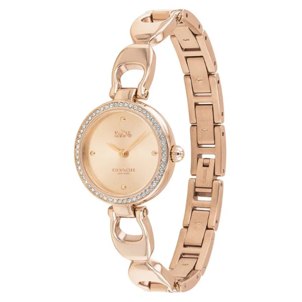 Coach Park Rose Gold Stainless Steel Rose Gold Dial Quartz Watch for Ladies - 14503172 - Image 2