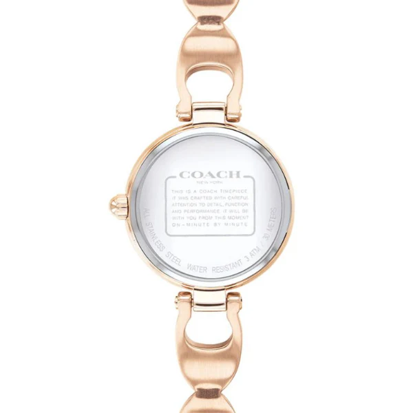 Coach Park Rose Gold Stainless Steel Rose Gold Dial Quartz Watch for Ladies - 14503172 - Image 3