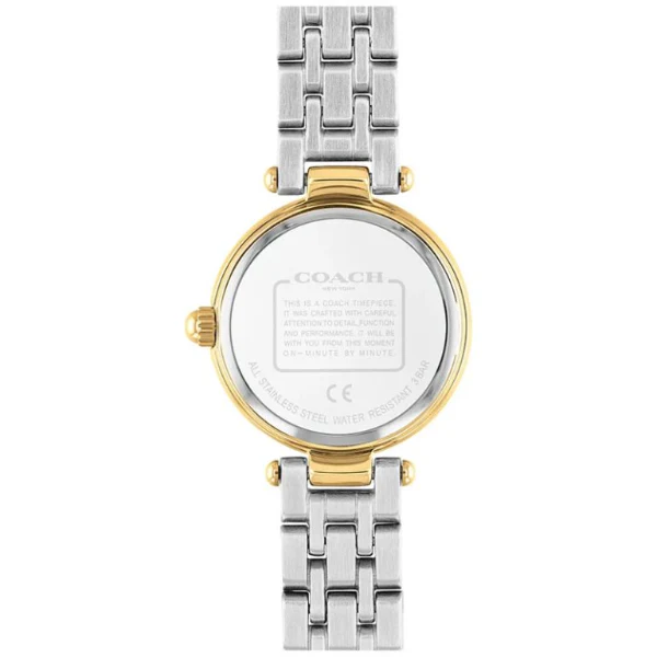 Coach Park Two-tone Stainless Steel Silver Dial Quartz Watch for Ladies - 14503643 - Image 3