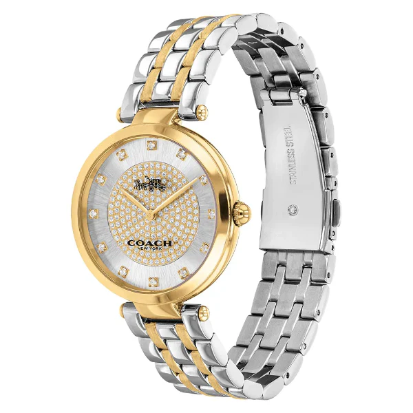 Coach Park Two-tone Stainless Steel Silver Dial Quartz Watch for Ladies - 14503645 - Image 2