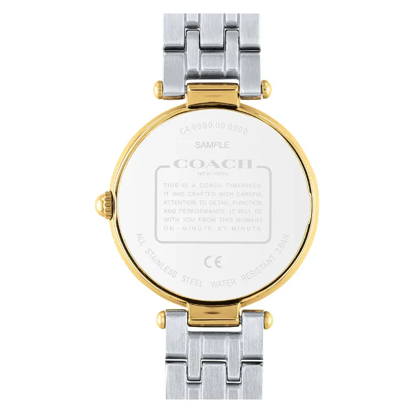 Coach Park Two-tone Stainless Steel Silver Dial Quartz Watch for Ladies - 14503645 - Image 3