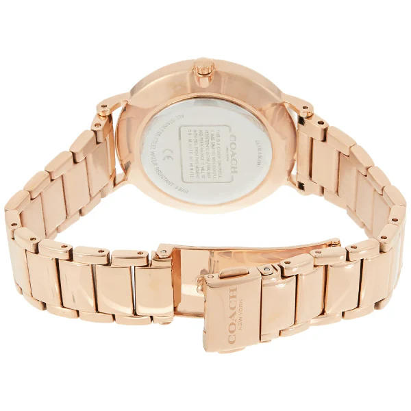 Coach Perry Rose Gold Stainless Steel Silver Dial Quartz Watch for Ladies - 14503708 - Image 2