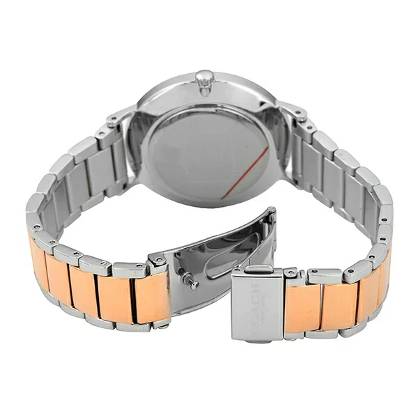 Coach Perry Two-tone Stainless Steel Silver Dial Quartz Watch for Ladies - 14503346 - Image 2