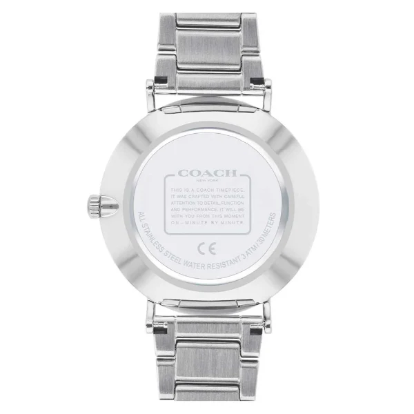 Coach Perry Two-tone Stainless Steel Silver Dial Quartz Watch for Ladies - 14503347 - Image 3