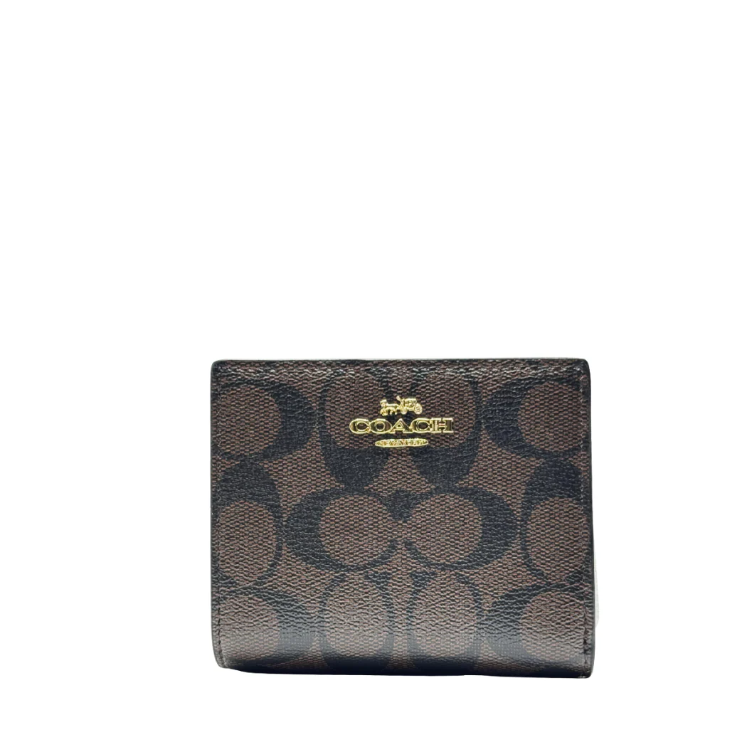 Coach Snap Wallet in Signature Canvas β Model F78002