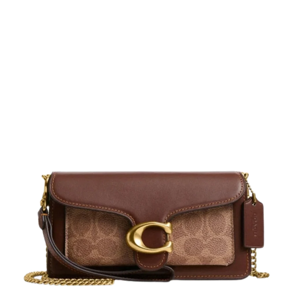 Coach Tabby Shoulder Bag 26 Leather Light Brown - C1032