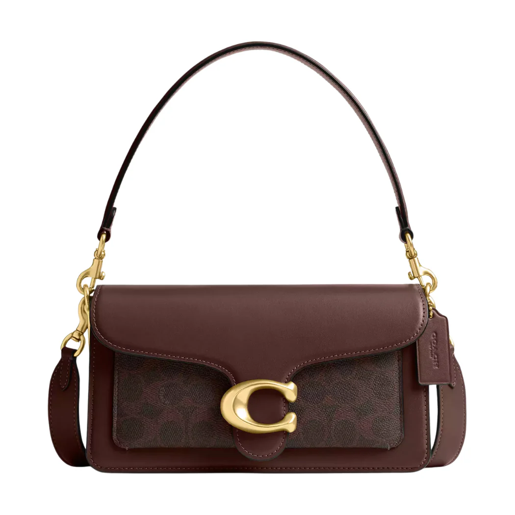 Coach Tabby Shoulder Bag 26 Leather Light Coffee - C1032
