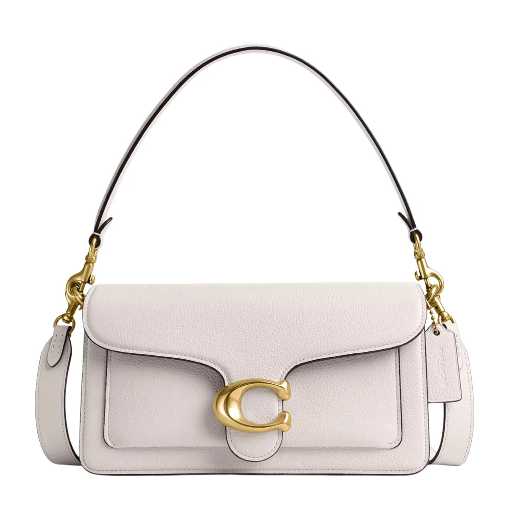 Coach Tabby Shoulder Bag 26 Leather White - CH857